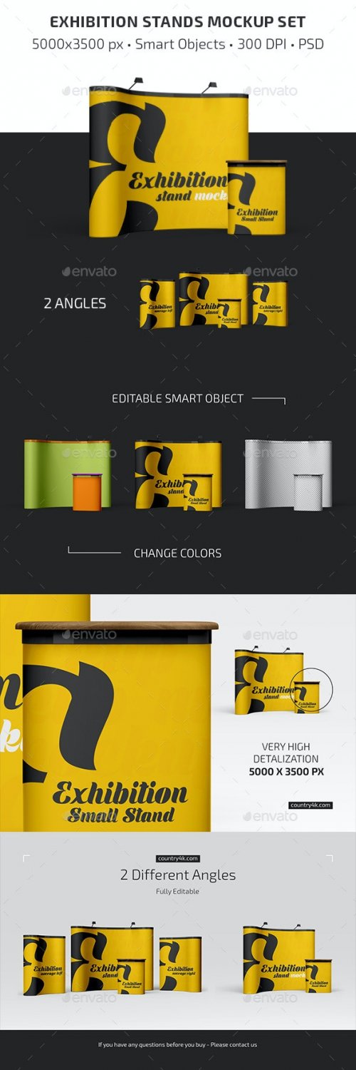 Exhibition Stands Mockup Set 27914153