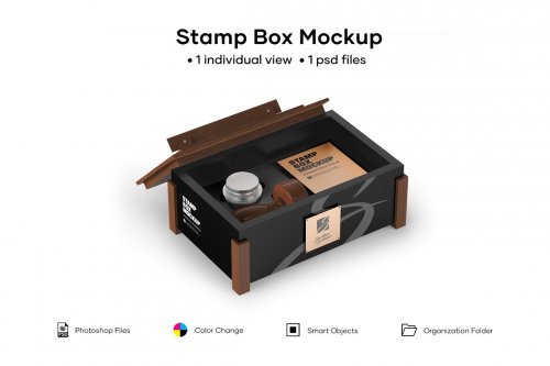 Stamp Box Mockup 5224118