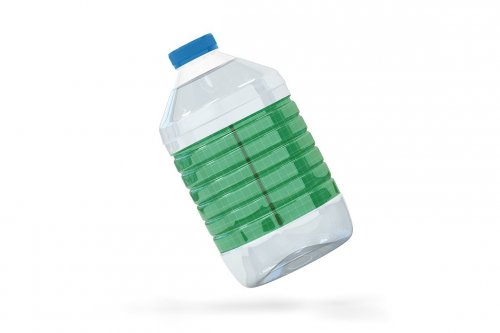 5L Clear PET Water Bottle Mockup 5233942