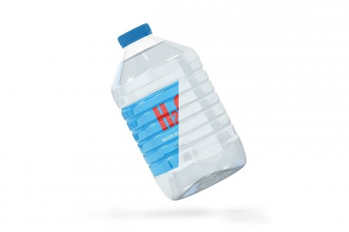 5L Clear PET Water Bottle Mockup 5233942