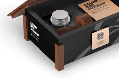 Stamp Box Mockup 5224118