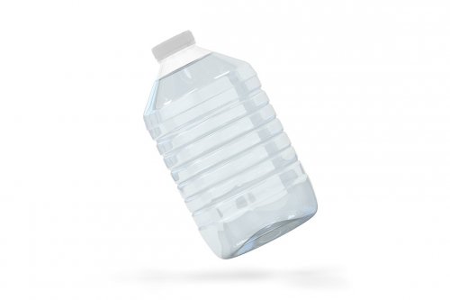 5L Clear PET Water Bottle Mockup 5233942