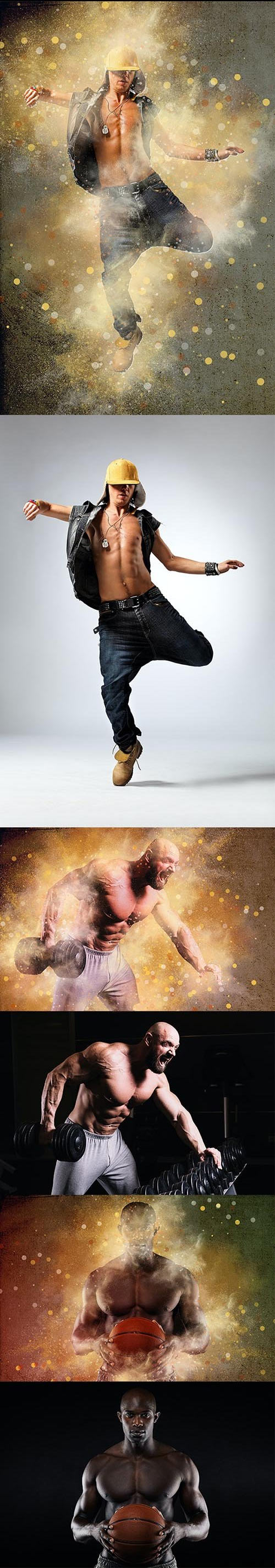 Explosion Photoshop Action 26570473