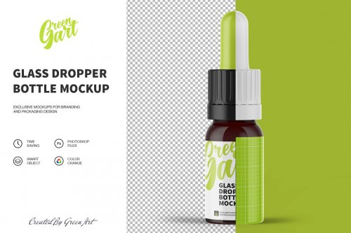 50ml Clear Glass Dropper Bottle 2296496