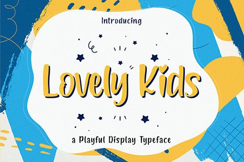 Lovely Kids - Playful Font