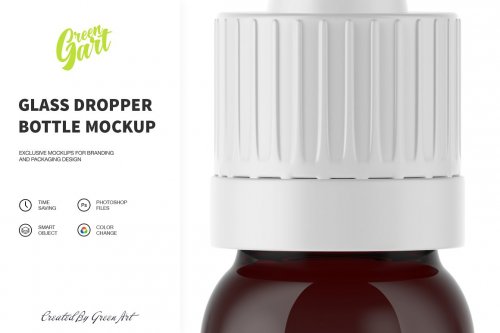 50ml Clear Glass Dropper Bottle 2296496