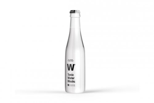 Tonic Water Bottle Mockup 5276745
