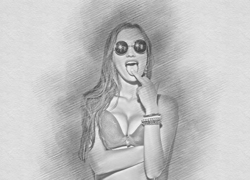 Sketch Art Photoshop Action 5244322