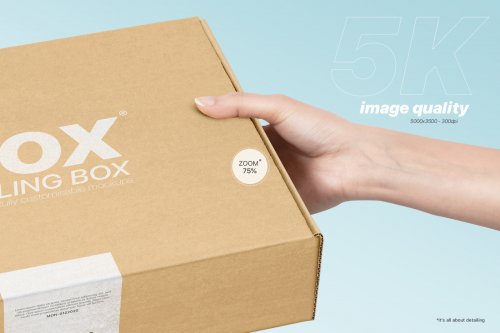 Mailing Box Mockups Set