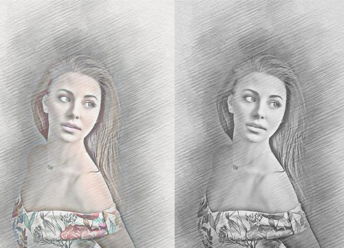 Sketch Art Photoshop Action 5244322