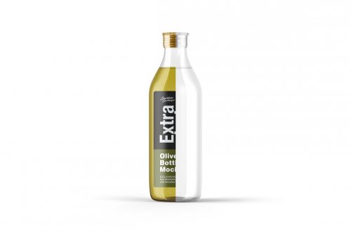 Olive Oil Bottle Mockup 5276739