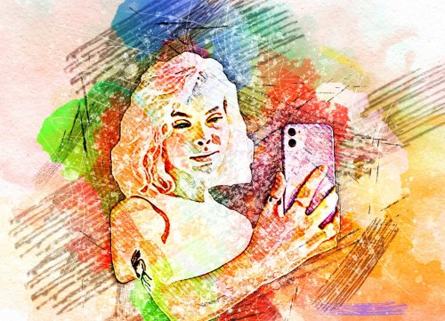 Sketch Watercolor Effect PS Action 5203559