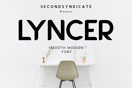 LYNCER - Modern and minimalis font