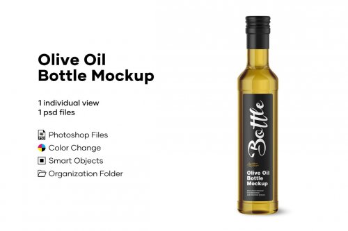 Olive Oil Bottle Mockup 5276717