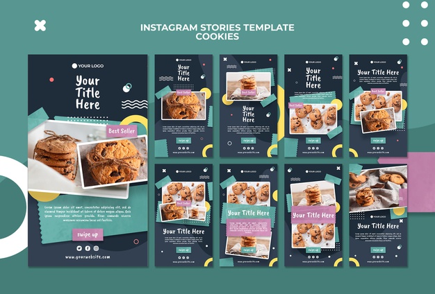 Cookie Shop Instagram Stories Template