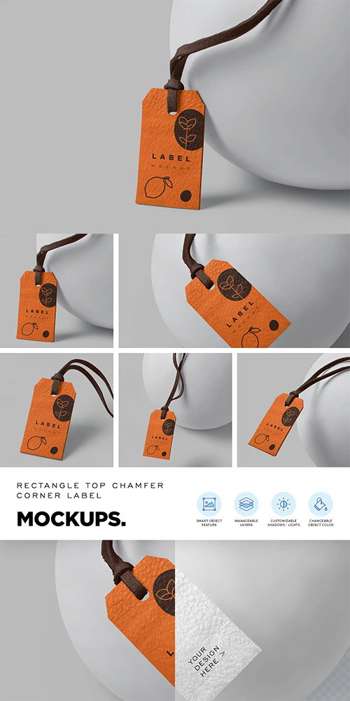 Chamfer Leather Tag Mockups 6937436
