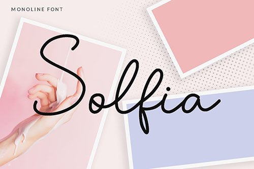Solfia - Modern Handwritten Font
