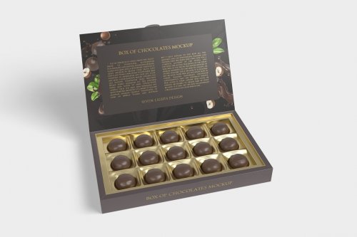 Box Of Chocolates Mockup 5290692