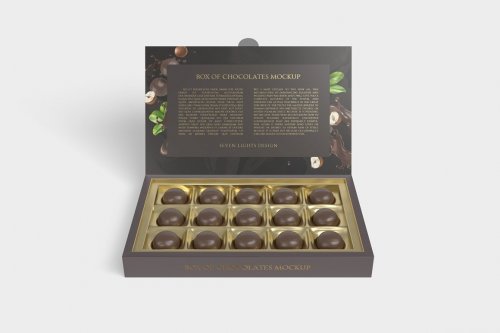 Box Of Chocolates Mockup 5290692