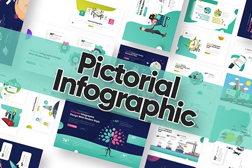 Pictorial Infogrphic Powerpoint Template