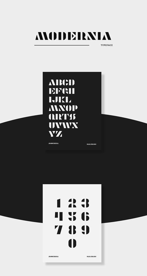Modernia Typeface v1.1