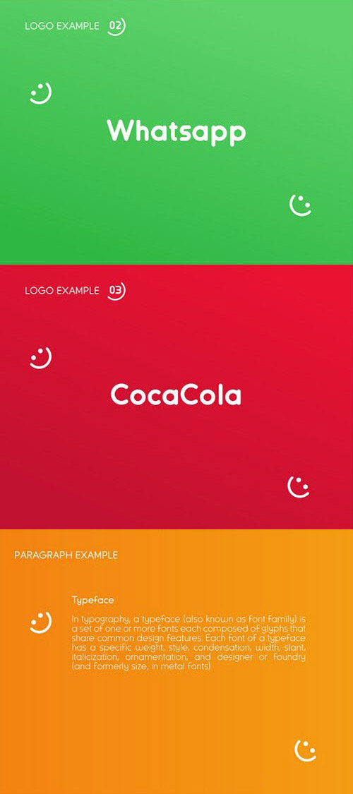 Smile Rounded Font Family (3-Weights)