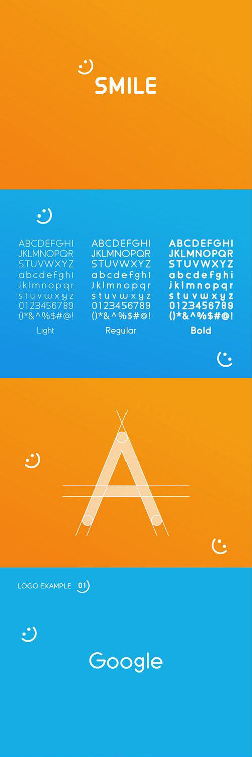 Smile Rounded Font Family (3-Weights)