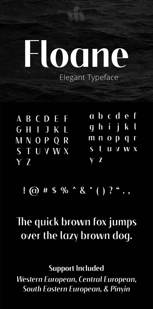 Floane Elegant Typeface OTF (4-Weights)