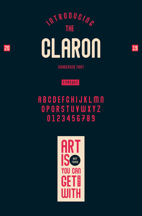 Claron Stylish Rounded Sans Serif Font