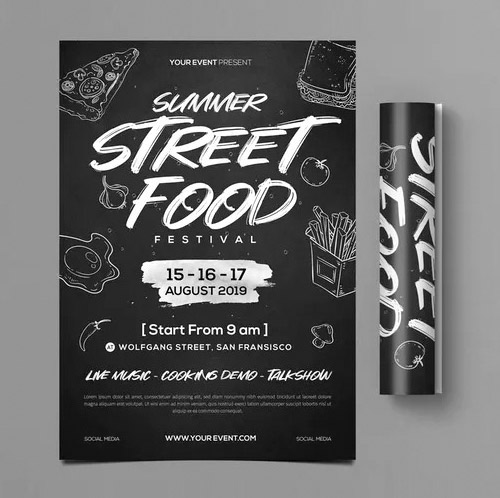 Street Food Festival Flyer