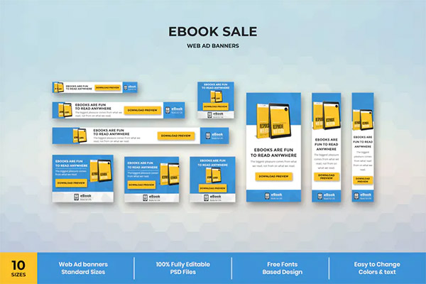 Ebook - Web Ad Banner Template