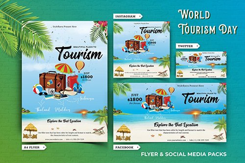 World Tourism Day Flyer & Social Media Kit-02