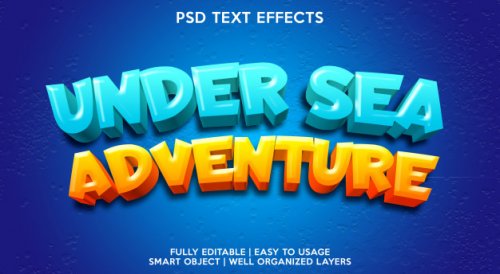 Text effect template