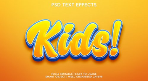 Text effect template