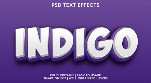 Text effect template