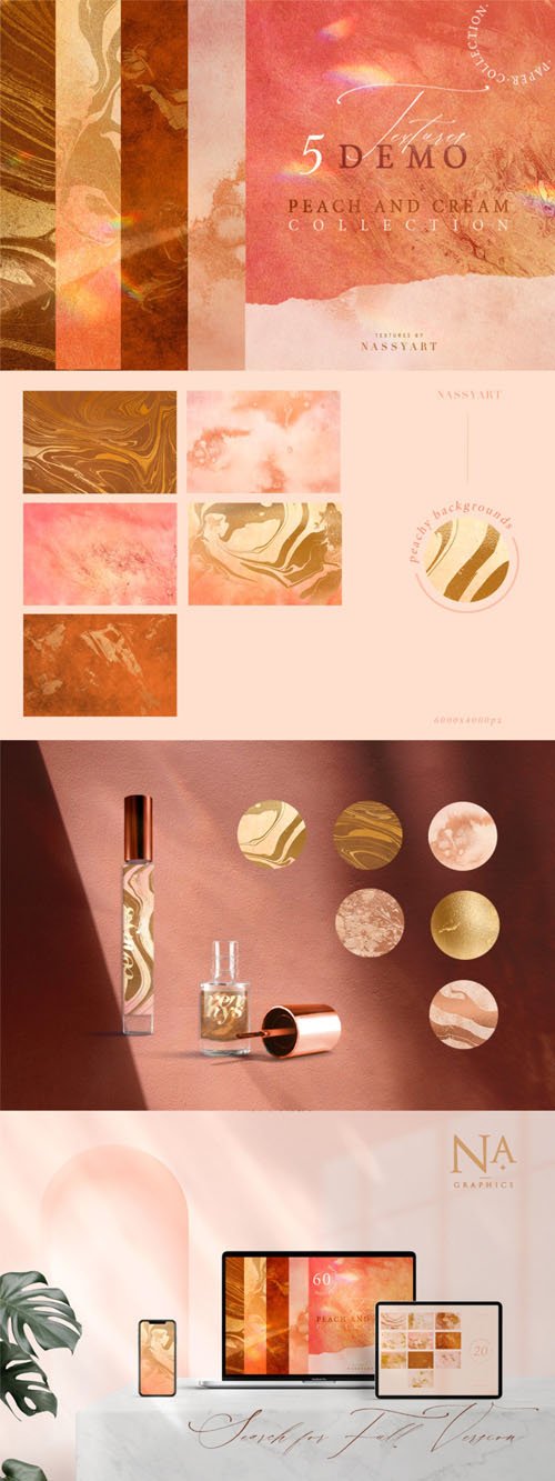 5 Peach & Cream Textures