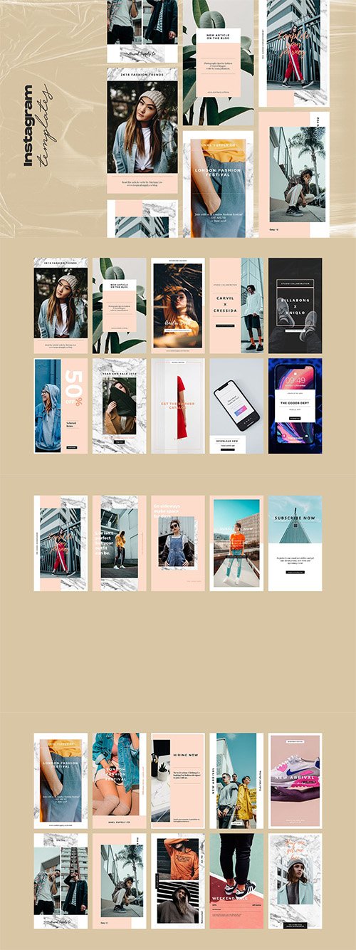 25 Instagram Stories Template