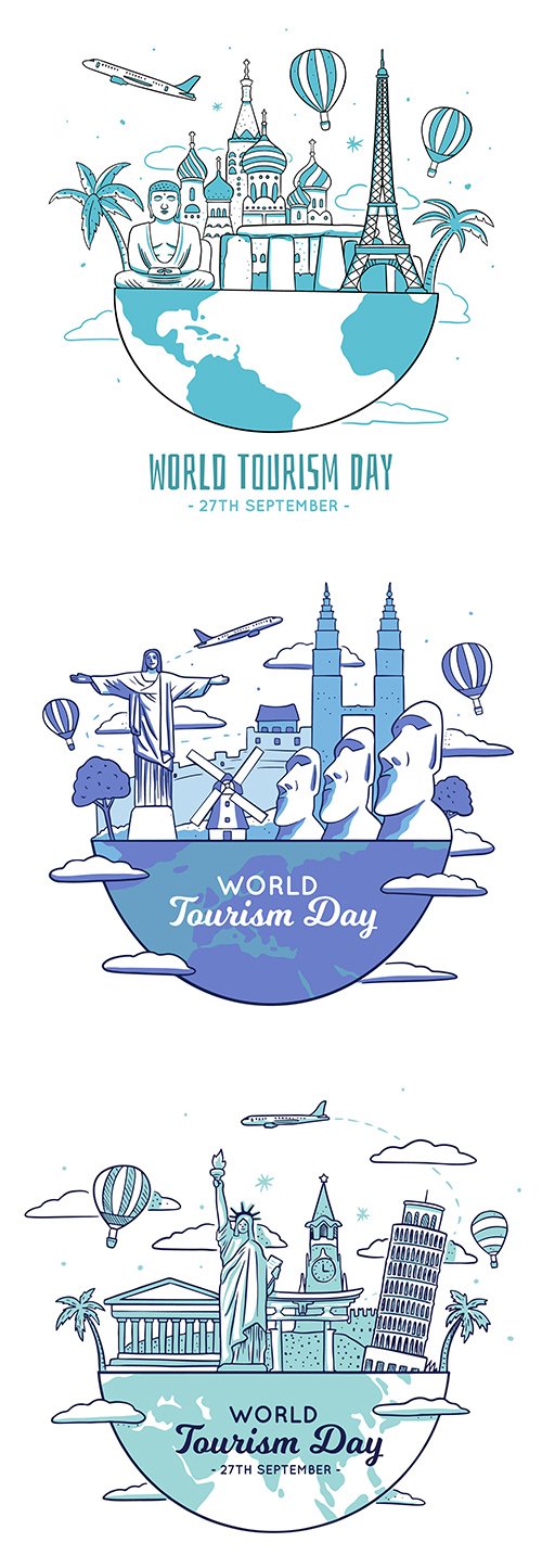 Tourism day illustration