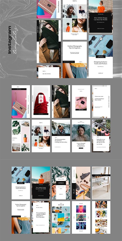 20 Instagram Stories Template