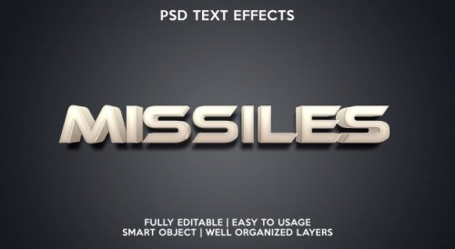 Text effect template