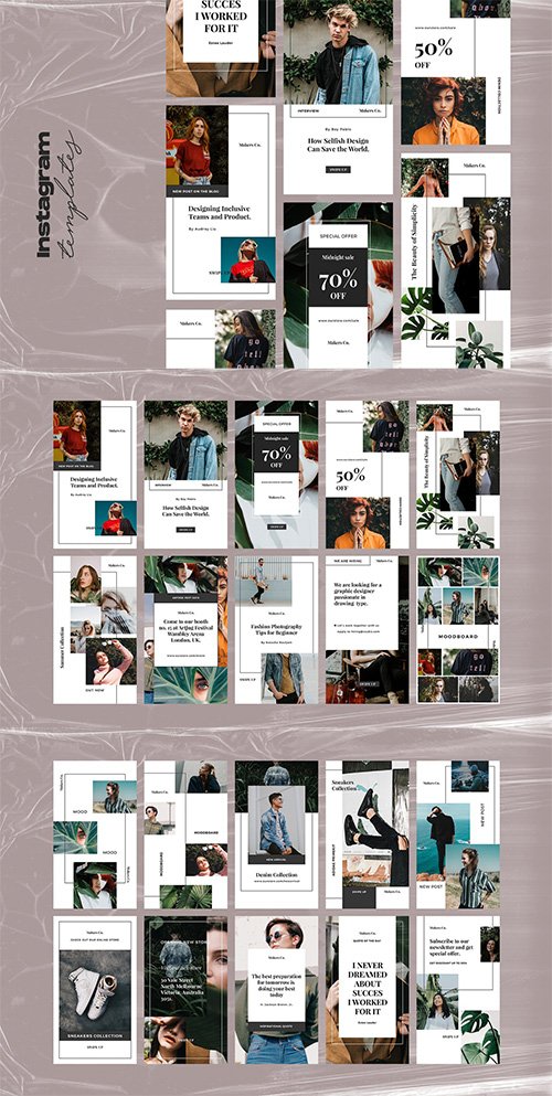 20 Instagram Stories Template