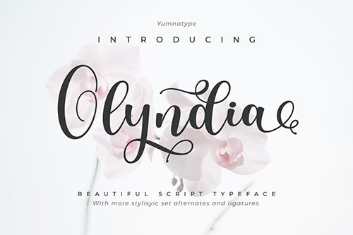 Olyndra - Beautiful Script Font