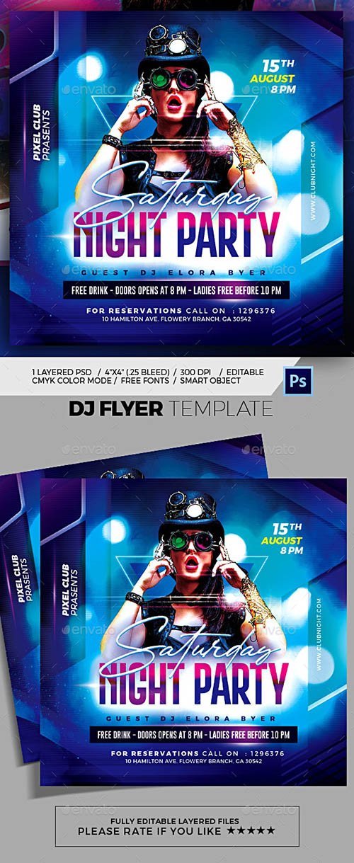 Night Club Flyer Template 27855813