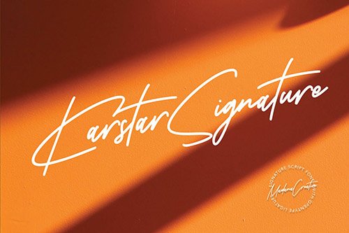 Karstar Signature Font