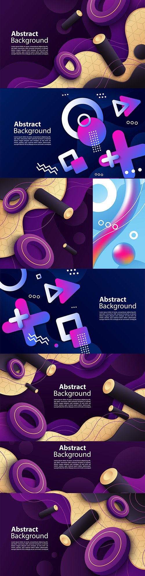 Abstract dynamic geometric decorative element background