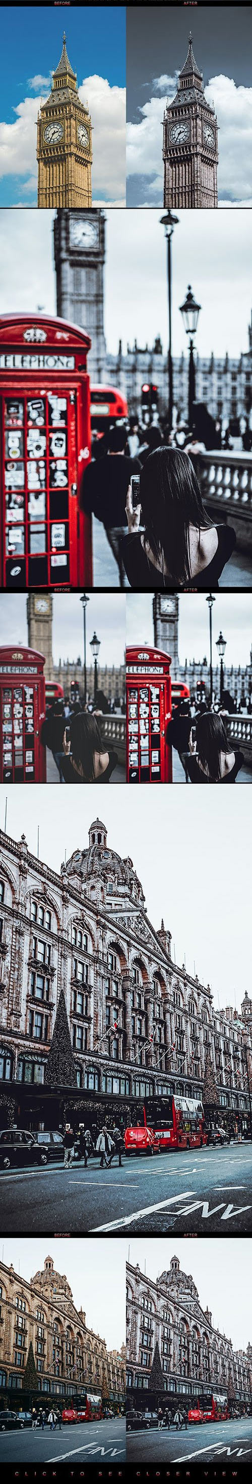 Famous City's / London - Photoshop Action