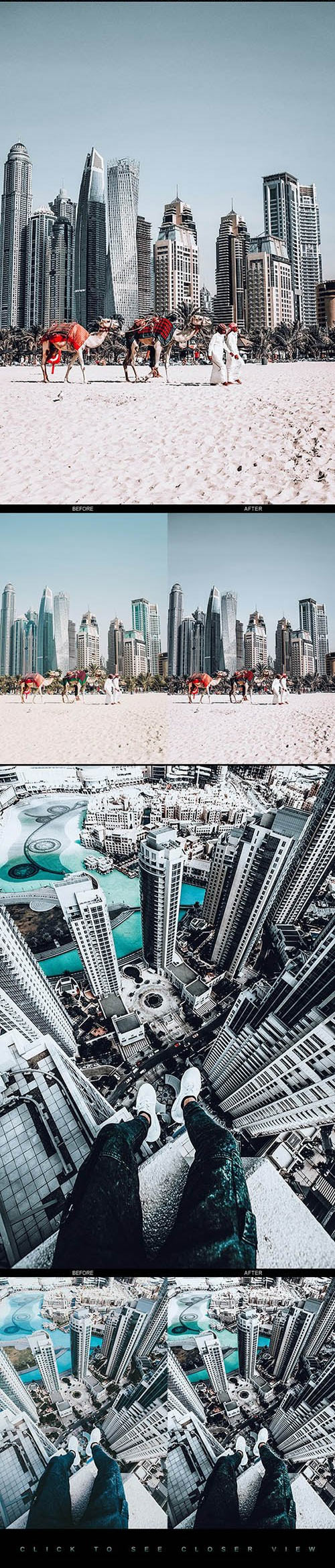 Famous City's / DUBAI - Photoshop Action