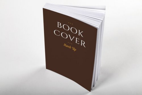 Beautiful book cover mockup design