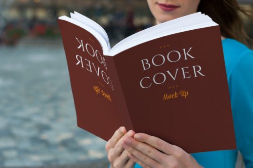 Beautiful book cover mockup design