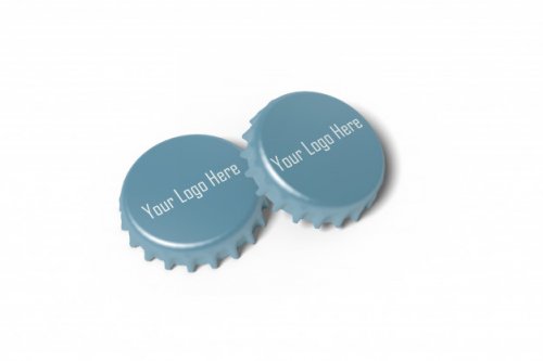 Realistic bottle cap mockup